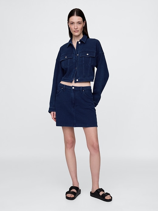 gonna in denim french terry