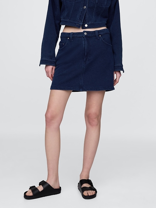 gonna in denim french terry