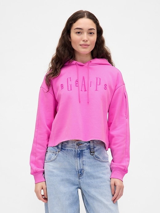gap × felpa corta oversize con cappuccio bÉis