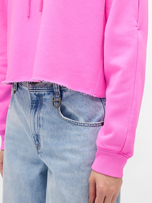 gap × felpa corta oversize con cappuccio bÉis