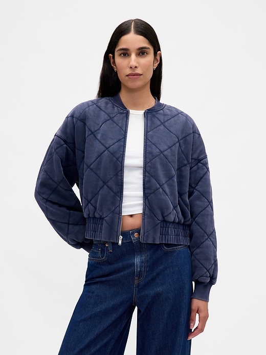 giacca bomber trapuntata vintagesoft