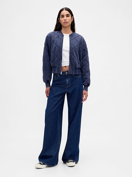 giacca bomber trapuntata vintagesoft