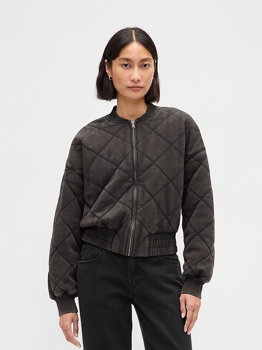 giacca bomber trapuntata vintagesoft