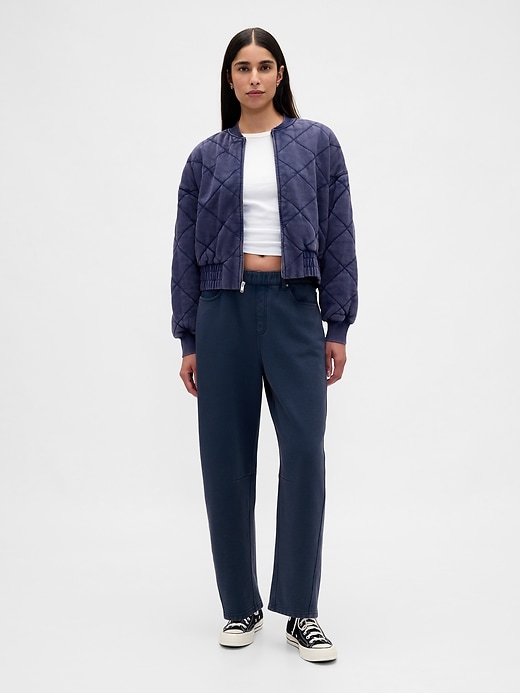 pantaloni della tuta in spugna francese pesante