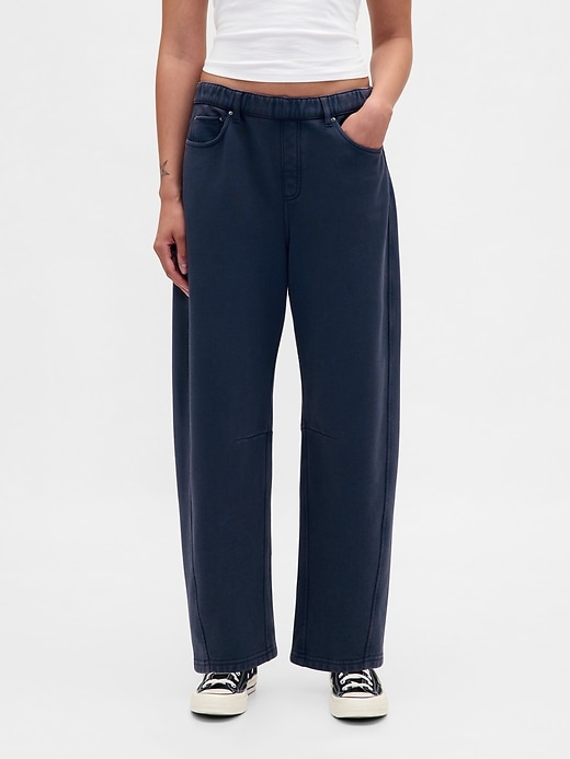pantaloni della tuta in spugna francese pesante