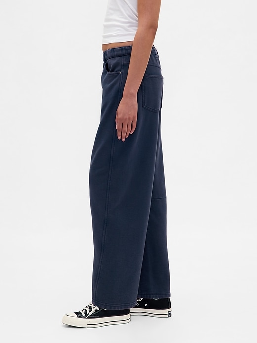 pantaloni della tuta in spugna francese pesante