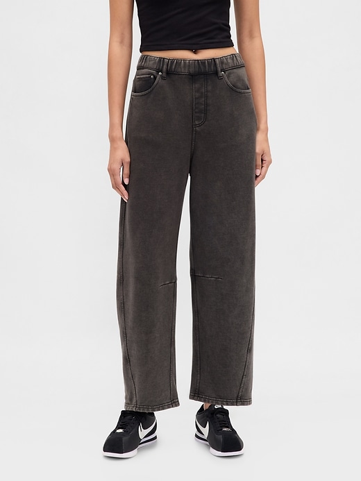 pantaloni della tuta in spugna francese pesante
