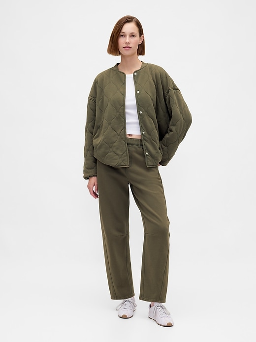 pantaloni della tuta in spugna francese pesante
