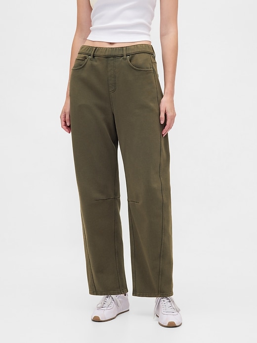 pantaloni della tuta in spugna francese pesante