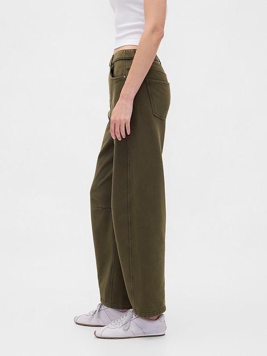 pantaloni della tuta in spugna francese pesante