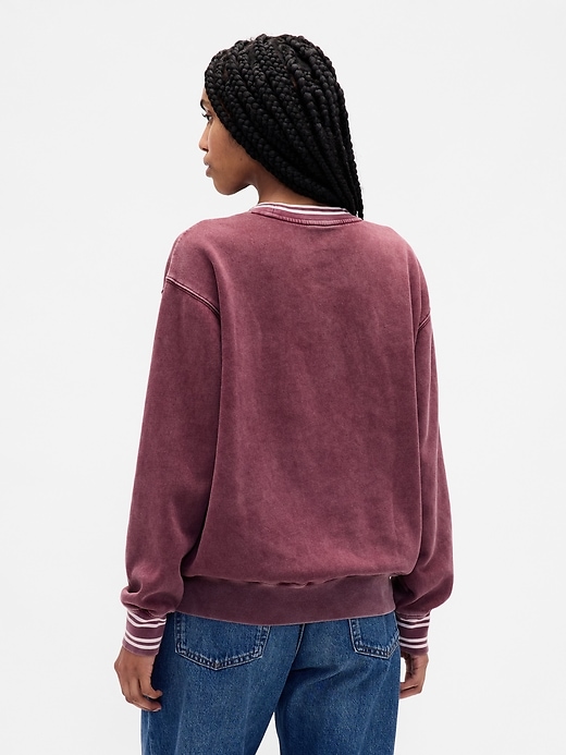 felpa oversize con logo vintagesoft