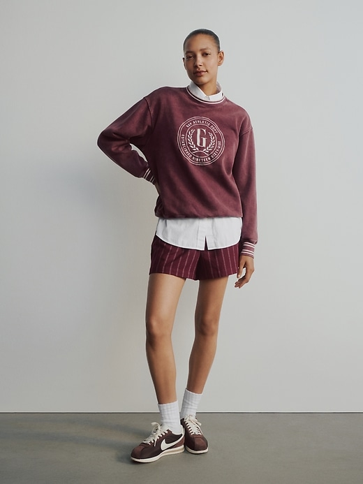 felpa oversize con logo vintagesoft