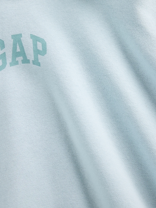 felpa con cappuccio vintagesoft crop logo