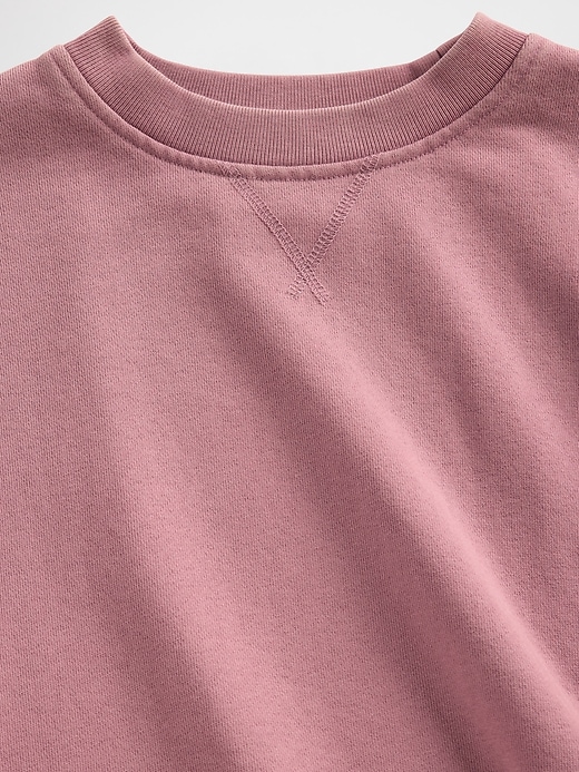 felpa oversize in spugna francese pesante