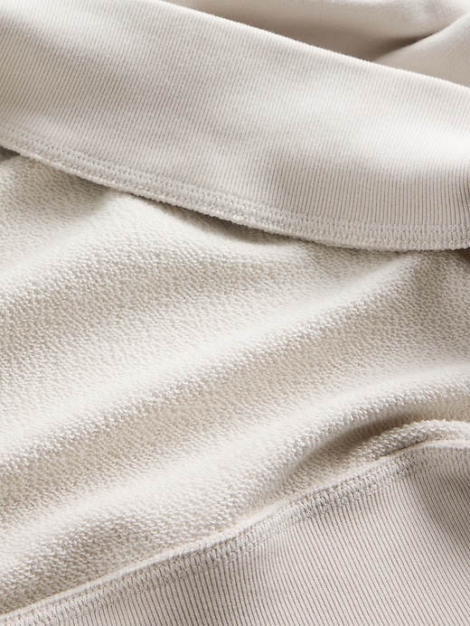 felpa oversize in spugna francese pesante