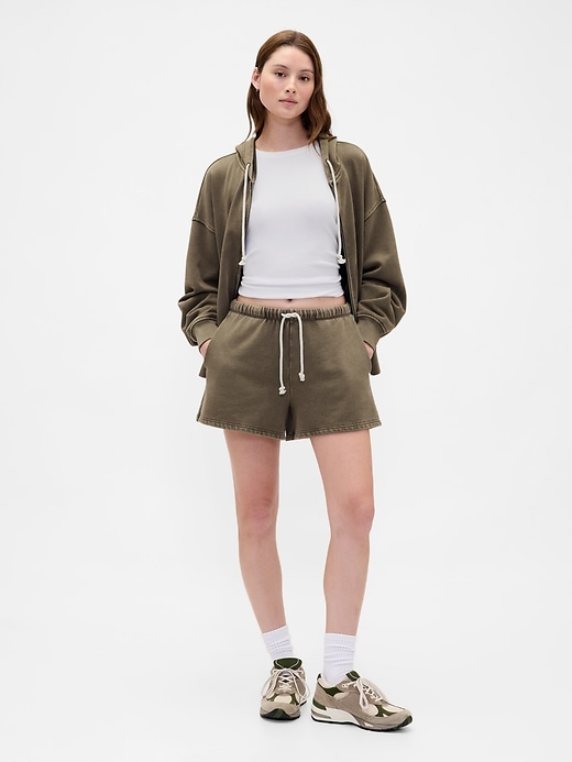 pantaloncini da tuta in spugna francese pesante da 3
