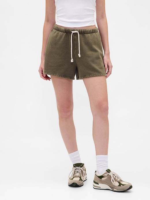 pantaloncini da tuta in spugna francese pesante da 3