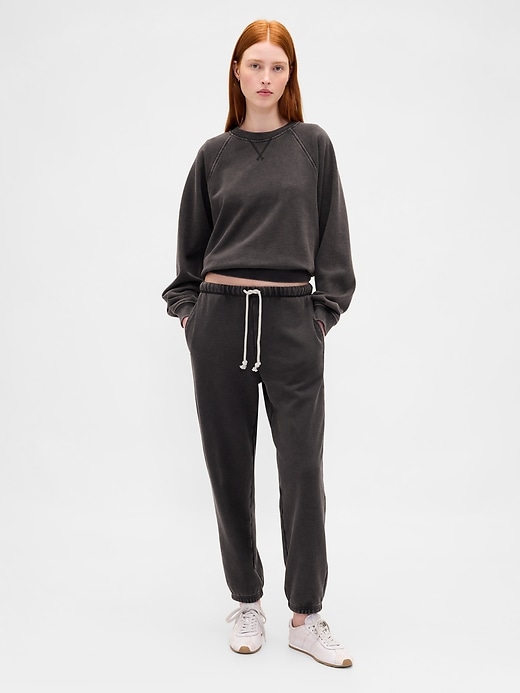 felpa raglan in spugna francese pesante