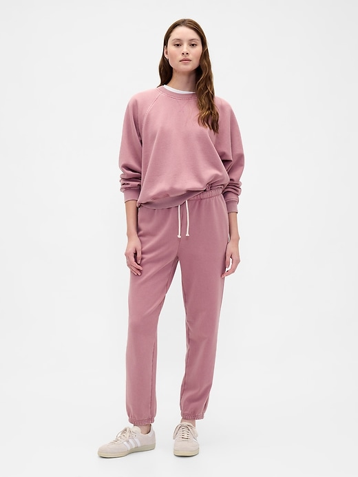 felpa raglan in spugna francese pesante