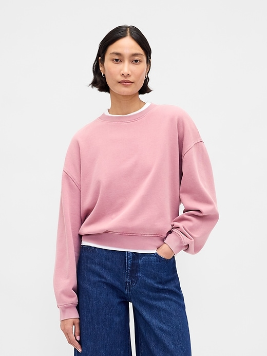 felpa oversize in french terry pesante
