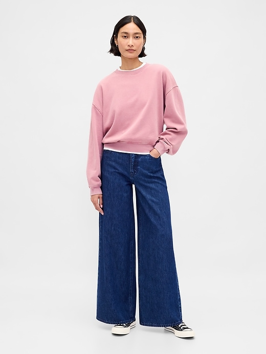 felpa oversize in french terry pesante