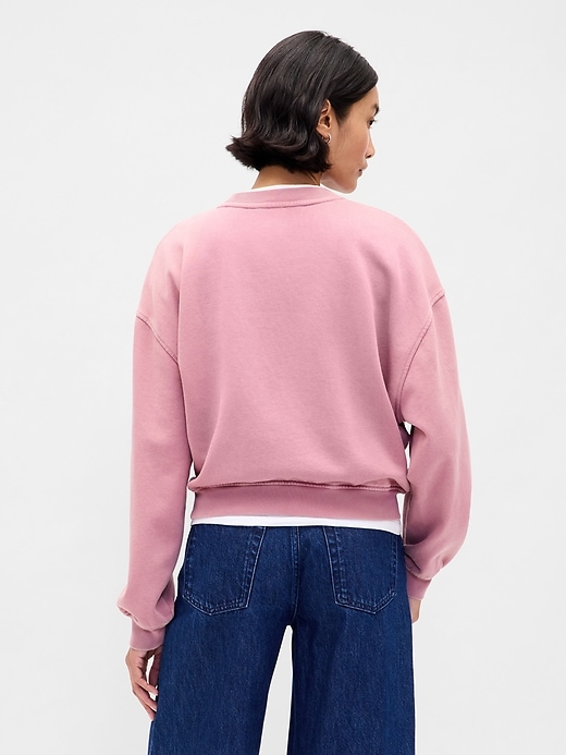 felpa oversize in french terry pesante
