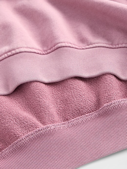 felpa oversize in french terry pesante