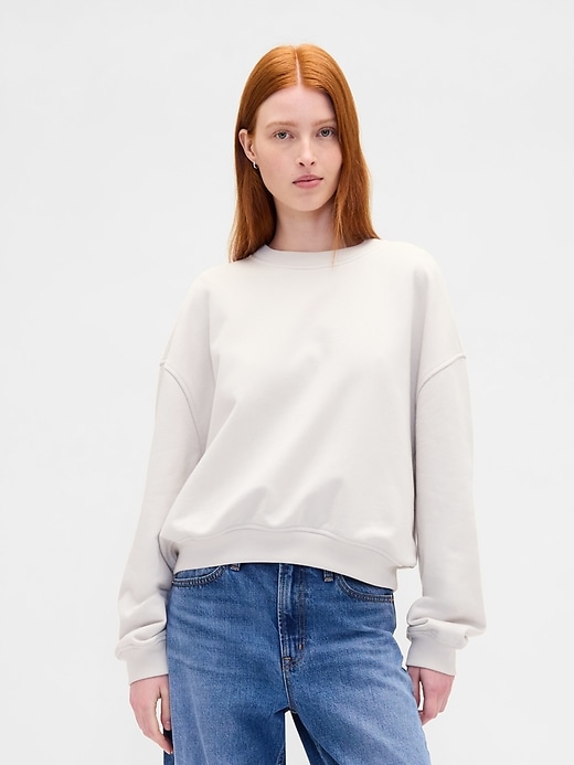felpa oversize in french terry pesante