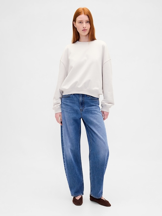 felpa oversize in french terry pesante