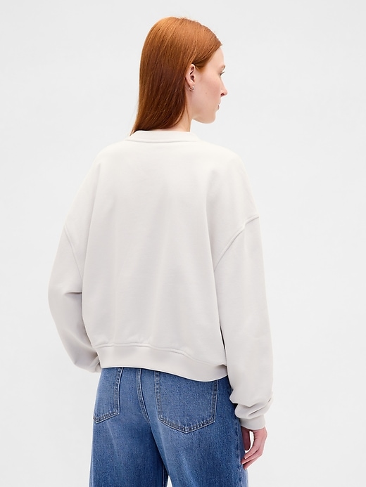 felpa oversize in french terry pesante