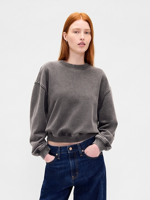 felpa oversize in french terry pesante