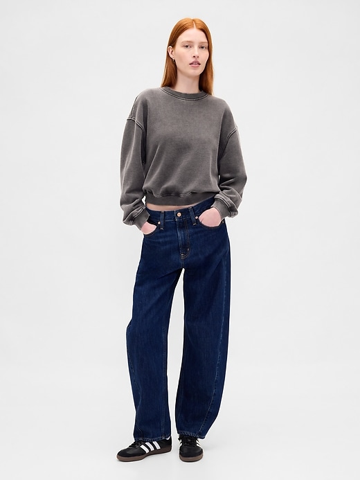 felpa oversize in french terry pesante