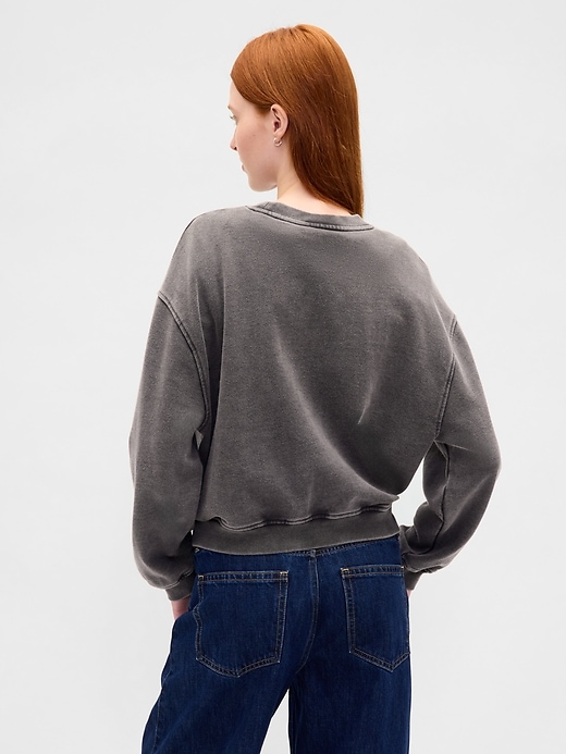 felpa oversize in french terry pesante