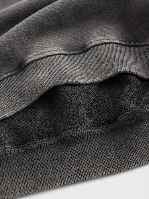 felpa oversize in french terry pesante