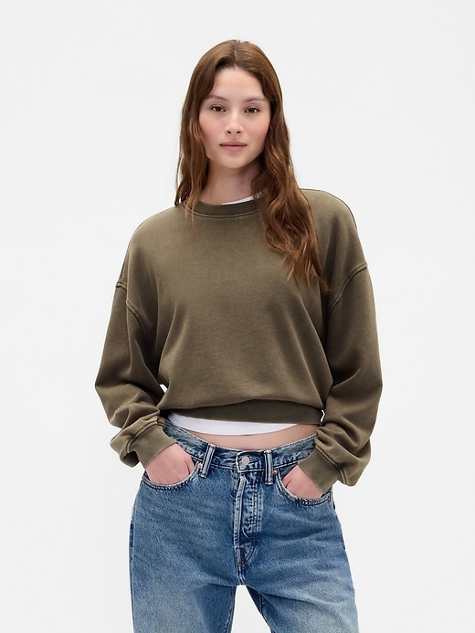 felpa oversize in french terry pesante
