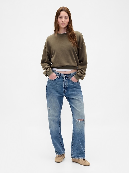 felpa oversize in french terry pesante