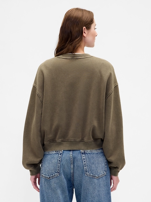 felpa oversize in french terry pesante