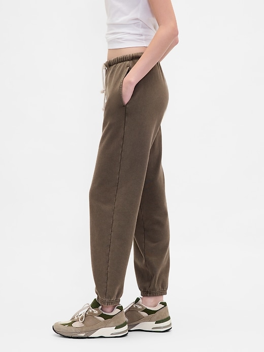 pantaloni da jogging aderenti in french terry pesante