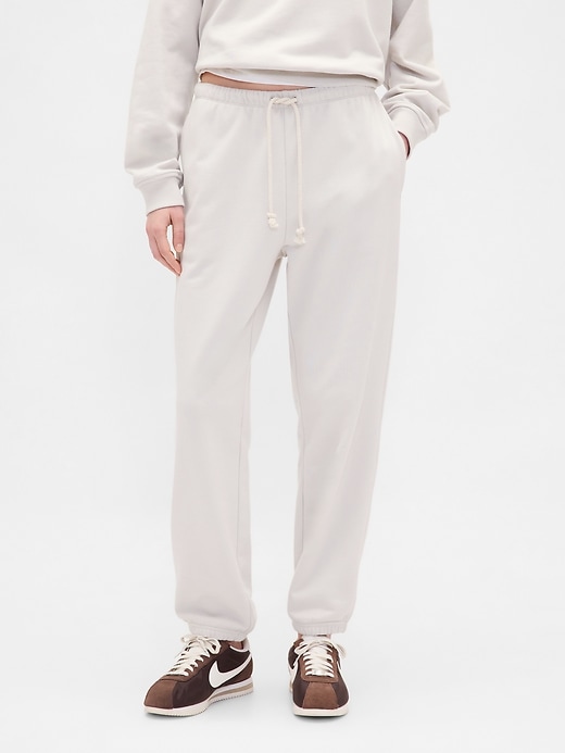 pantaloni da jogging aderenti in french terry pesante