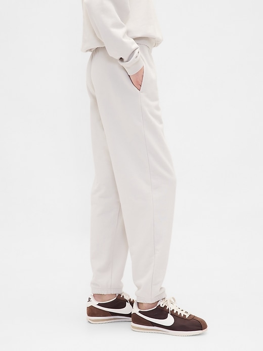 pantaloni da jogging aderenti in french terry pesante