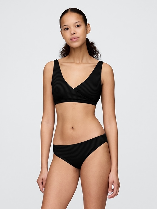 reggiseno bikini a coste
