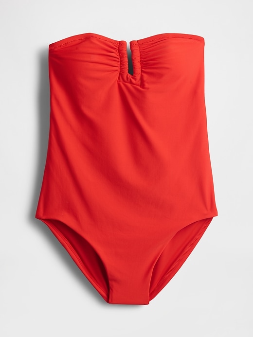 costume da bagno intero senza spalline