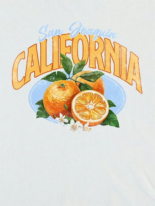 maglietta corta san joaquin california oranges