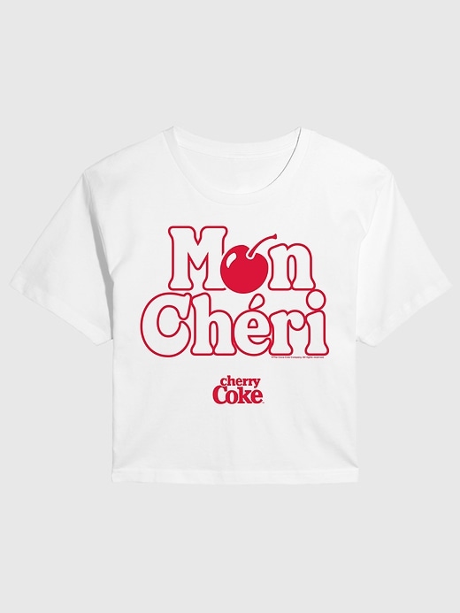maglietta grafica corta cherry coke mon cheri
