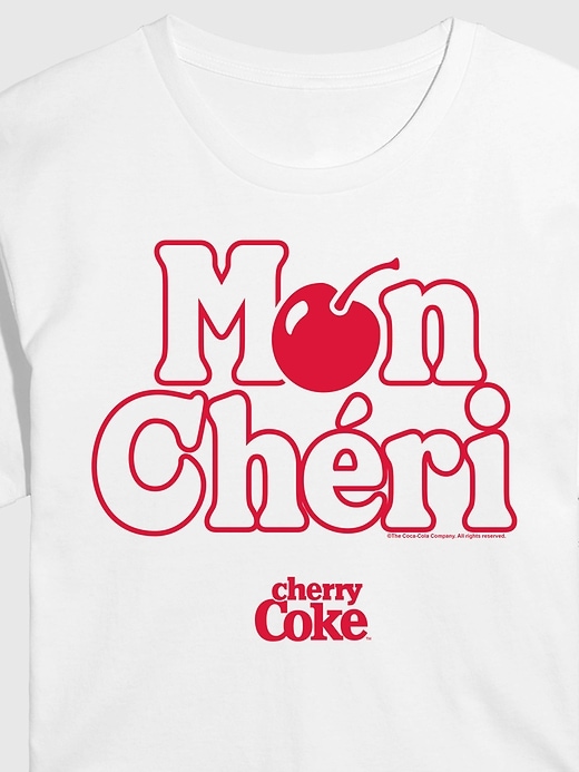 maglietta grafica corta cherry coke mon cheri