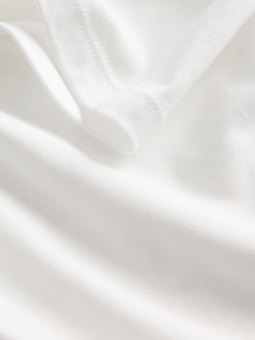 t-shirt rilassata in cotone supima