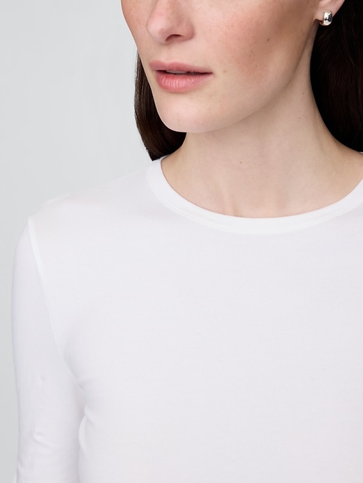 t-shirt in jersey a maglia stretta