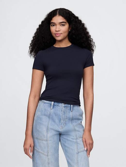 t-shirt in jersey a maglia stretta