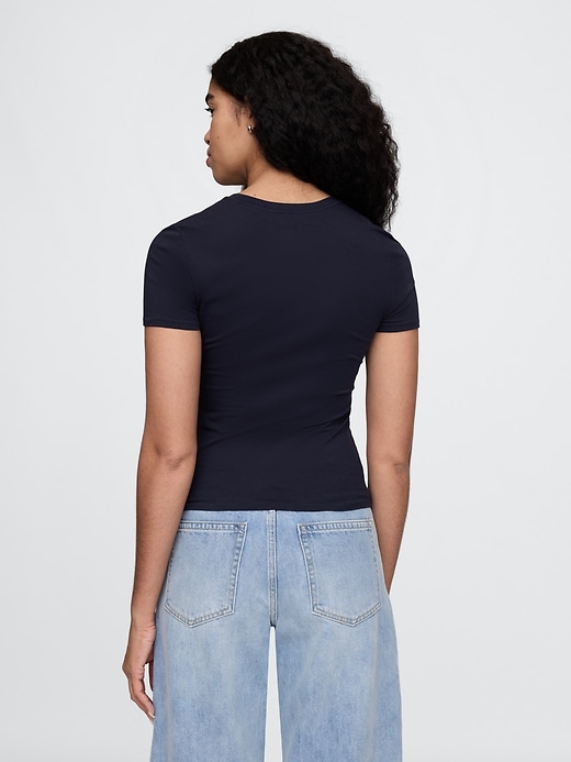 t-shirt in jersey a maglia stretta