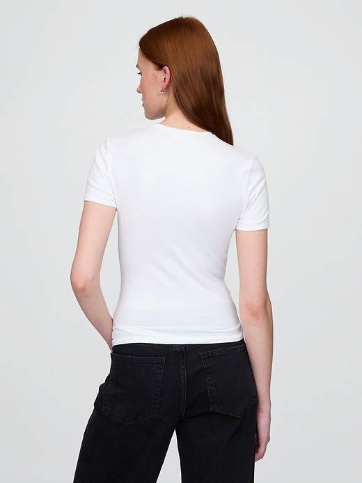 t-shirt in jersey a maglia stretta